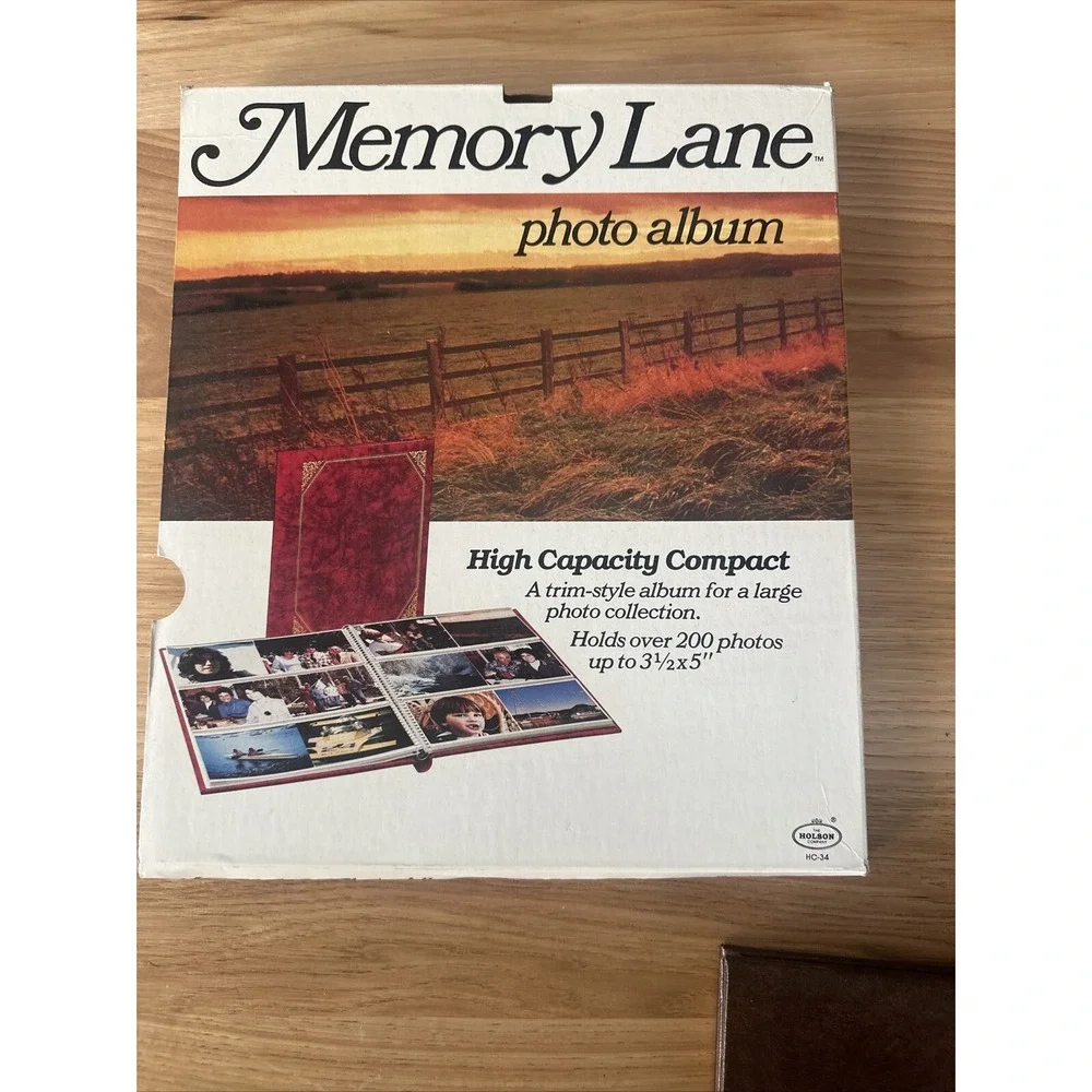 2 Vintage Holson Memory Lane Photo Album Holds Up To  Photos 200 Photos Each